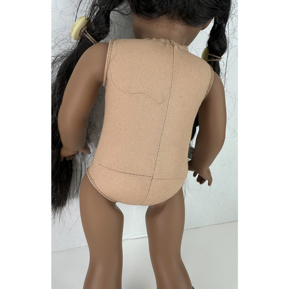 American Girl Kaya Doll Brown Eyes Brown Straight Hair 18" Medium Native 2017 - Picture 9 of 13